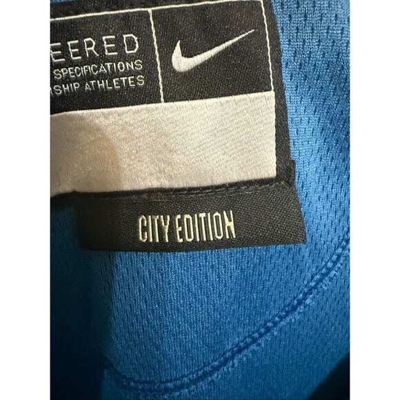 Nike Men's Dri-Fit NBA Timberwolves 1/2 Zip City Edition Pullover Blue XL NWT - Picture 13 of 16
